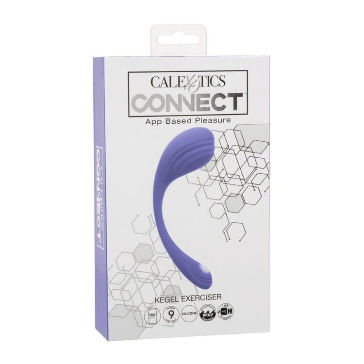 CalExotics_Connect_Kegel_Exerciser_Rechargeable_Silicone_App_Compatible_Stimulator_with_Remote_Control - House of Vices