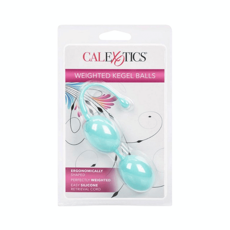 Calexotics-Weighted-Kegel-Balls-Silicone-with-Retrieval-Cord-Teal-2 - House of Vices