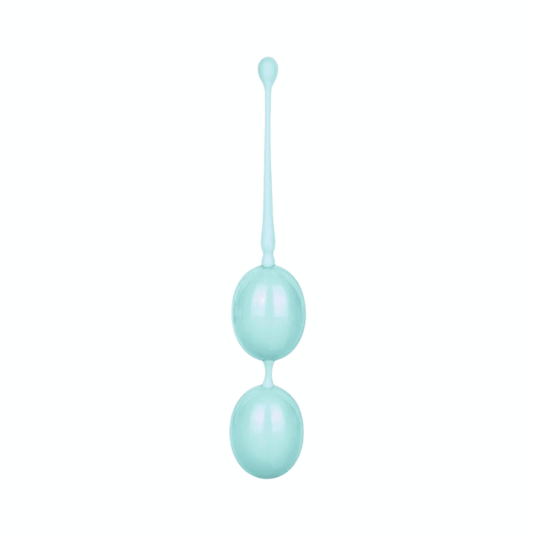 Calexotics-Weighted-Kegel-Balls-Silicone-with-Retrieval-Cord-Teal-3 - House of Vices