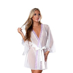 Magic_Silk_Sheer_Passion_Flutter_Sleeve_Robe_White_Lavender_Queen_Size_2 - House of Vices