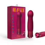 Oh My Gem Classy Rechargeable Warming Silicone G-Spot Vibrator - House of Vices