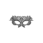 Ouch! Black & White Princess Lace Eye Mask. - House of Vices