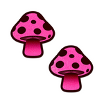 Pastease Mushroom Neon Pink Shroom Pasties - House of Vices