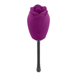 PlayboyPetalRechargeableSiliconeClitoralStimulator-Purple1 - House of Vices