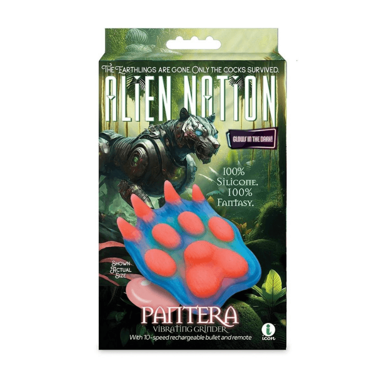 Alien_Nation_Pantera_Silicone_Rechargeable_Glow-in-The-Dark_Clitoral_Vibrator_with_Remote_Control - House of Vices 
