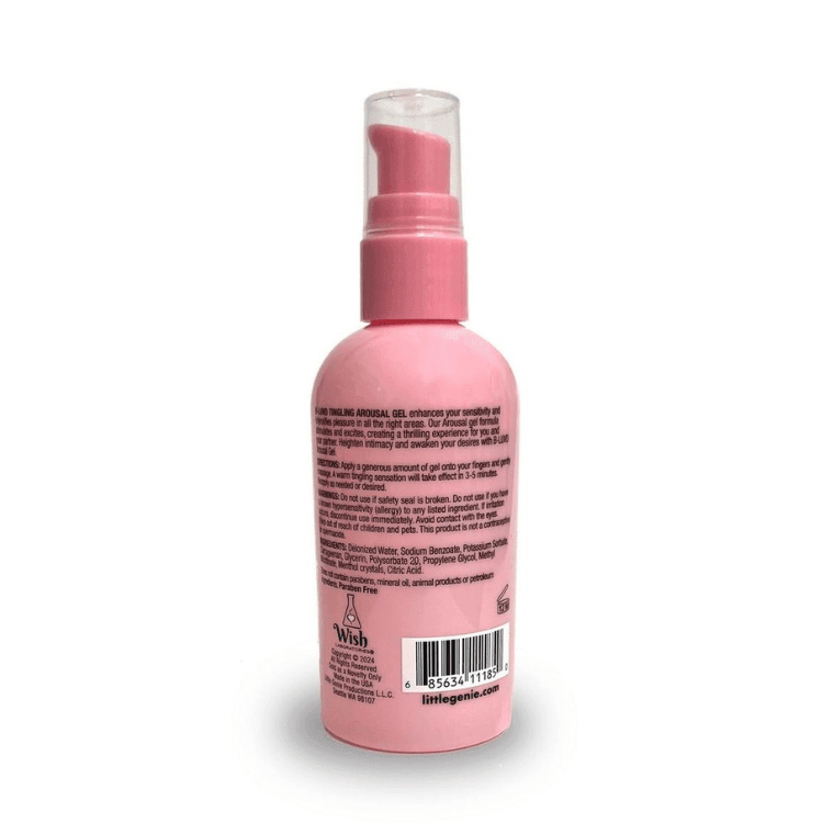 B-Luvd_-_Arousal_Gel_-_back_-_4oz - House of Vices 