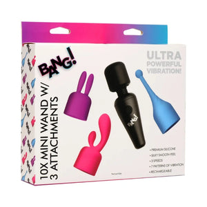 BANG! 10X Mini Wand with 3 Attachments - House of Vices
