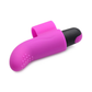 Purple silicone finger ring vibe with textured tip, adult wellness accessory at House of Vices