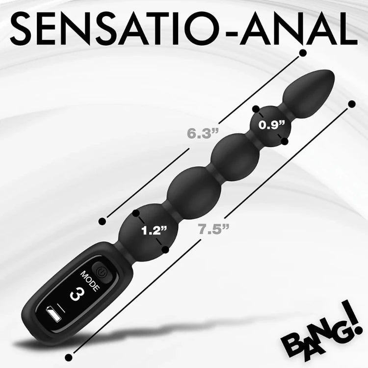 BANG! Digital Silicone Anal Beads - House of Vices