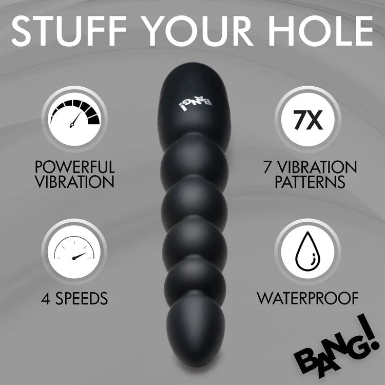 BANG! Digital Silicone Anal Beads - House of Vices