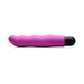 Purple wavy silicone sleeve bullet massager on white background, House of Vices wellness store