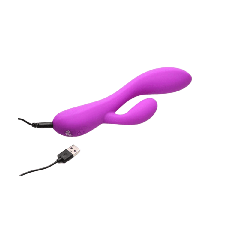 Bang_-10X-Flexible-Rechargeable-Silicone-Rabbit-Purple-3 - House of Vices 