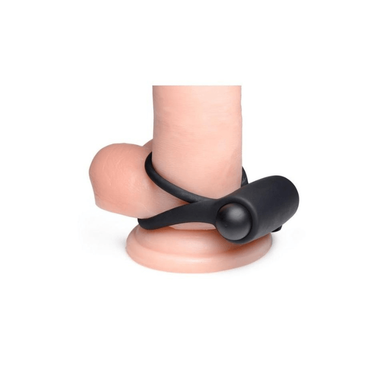 Bang_-Silicone-Rechargeable-Cock-Ring-Bullet-with-Remote-Control-Black-4 - House of Vices 