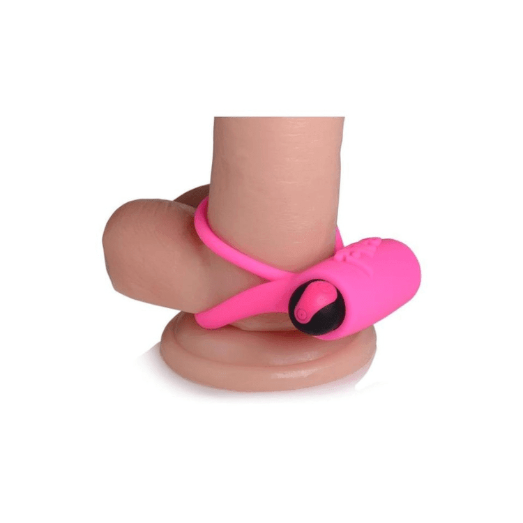 Bang_-Silicone-Rechargeable-Cock-Ring-Bullet-with-Remote-Control-Pink-4 - House of Vices 