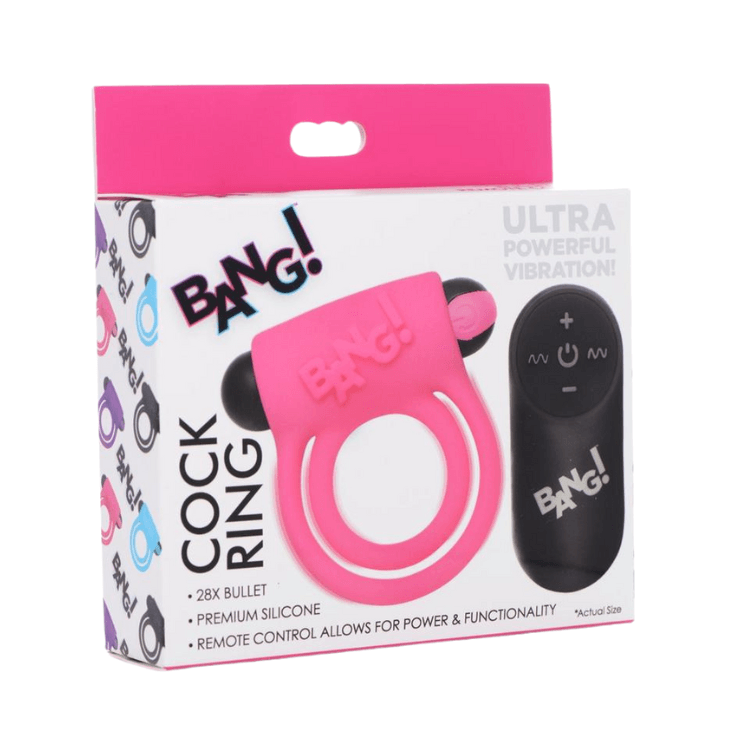 Bang_-Silicone-Rechargeable-Cock-Ring-Bullet-with-Remote-Control-Pink - House of Vices 