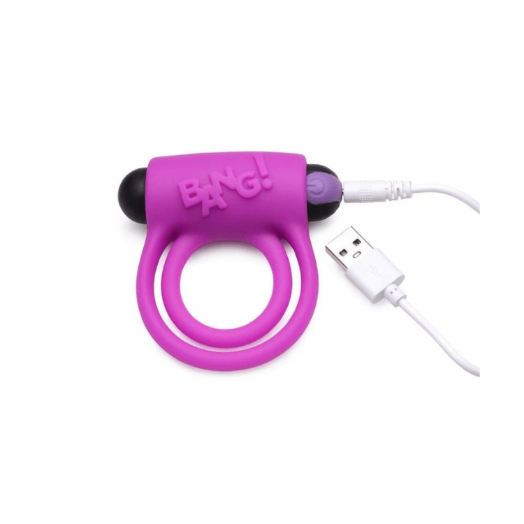 Bang_-Silicone-Rechargeable-Cock-Ring-Bullet-with-Remote-Control-Purple-3 - House of Vices 