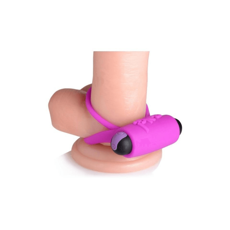 Bang_-Silicone-Rechargeable-Cock-Ring-Bullet-with-Remote-Control-Purple-4 - House of Vices 