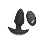 Bang_RotatingVibratingRechargeableSiliconeButtPlugwithRemoteControl-Black1 - House of Vices 