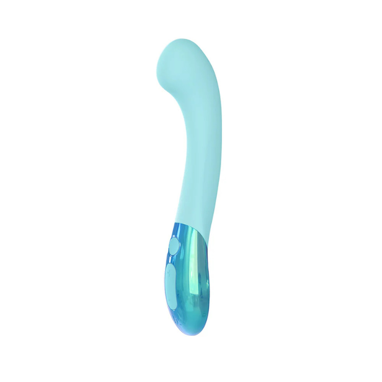 Mint green Biird Gii Glow wellness massager with curved ergonomic design, House of Vices