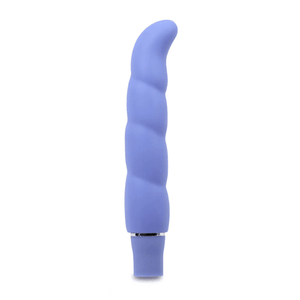 Blush-Novelties-Luxe-Purity-G-Silicone-G-Spot-Vibrator-Periwinkle-2 - House of Vices