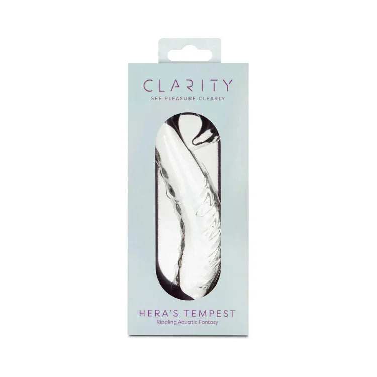 Clarity Hera's Tempest Glass Dildo - House of Vices 