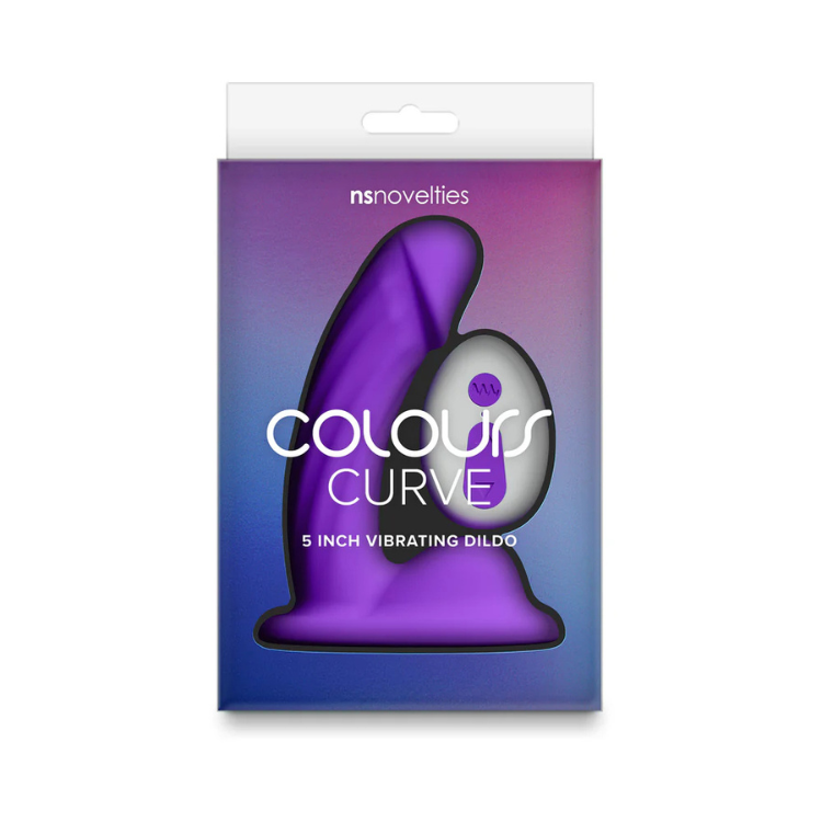 Colours Curve Vibrating 5-Inch Dildo - House of Vices 