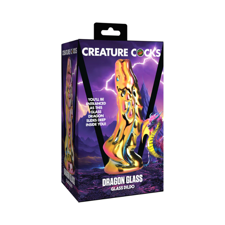Creature Cocks Dragon Glass Glass Dildo -  House of Vices