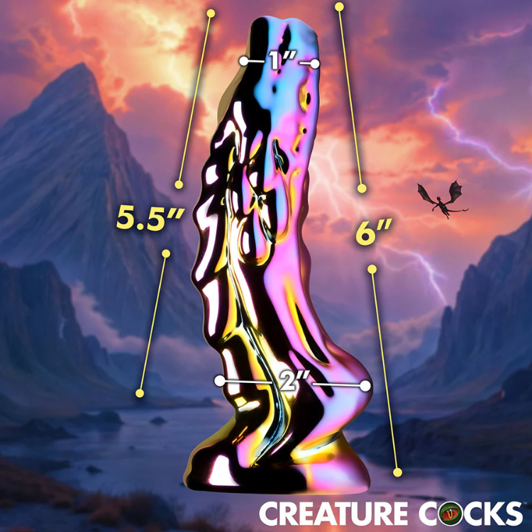 Creature Cocks Dragon Glass Glass Dildo -  House of Vices