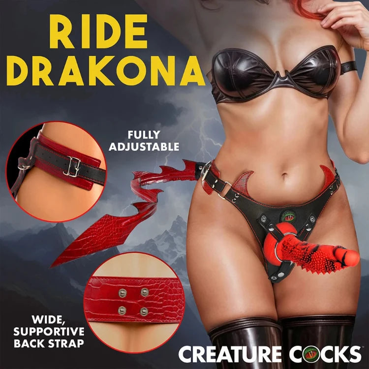 Creature Cocks Dragon Tail Strap-On Harness - House of Vices