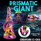 CreatureCocksEnchantressRainbowGlassDildo - House of Vices 