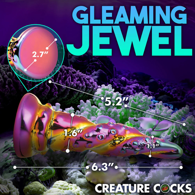 CreatureCocksEnchantressRainbowGlassDildo2 - House of Vices 