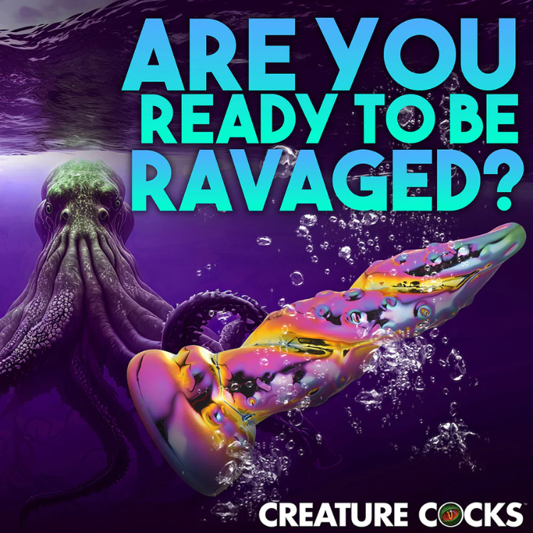 CreatureCocksEnchantressRainbowGlassDildo3 - House of Vices 