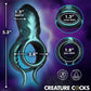 Creature Cocks Octo-Grip Vibrating Silicone Cock Ring - House of Vices