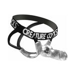 Creature Cocks Snow Wolf Hollow Strap-On with Harness - House of Vices