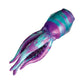Purple and teal silicone tentacle fantasy toy with detailed suction cup design.