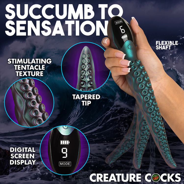 CreatureCocksTentavibeSiliconeVibrator - House of Vices 