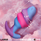 Creature Cocks Unicorn Swirl Butt Plug - House of Vices