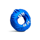 Blue textured ring with white nubs for intimate stimulation
