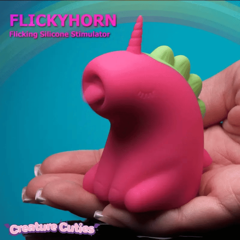 Creature Cuties Flickyhorn Flicking Silicone Stimulator - House of Vices