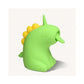 XR Brands Creature Cuties Lickyhorn licking stimulator in lime green with yellow accents