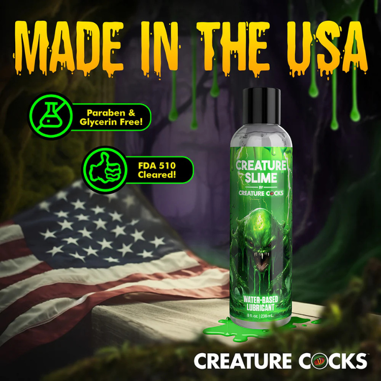 CreatureSlimeWater-BasedLubricant8oz. - House of Vices 
