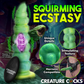 Creature Cocks Squirmer Thrusting & Vibrating Silicone Dildo - House of Vices