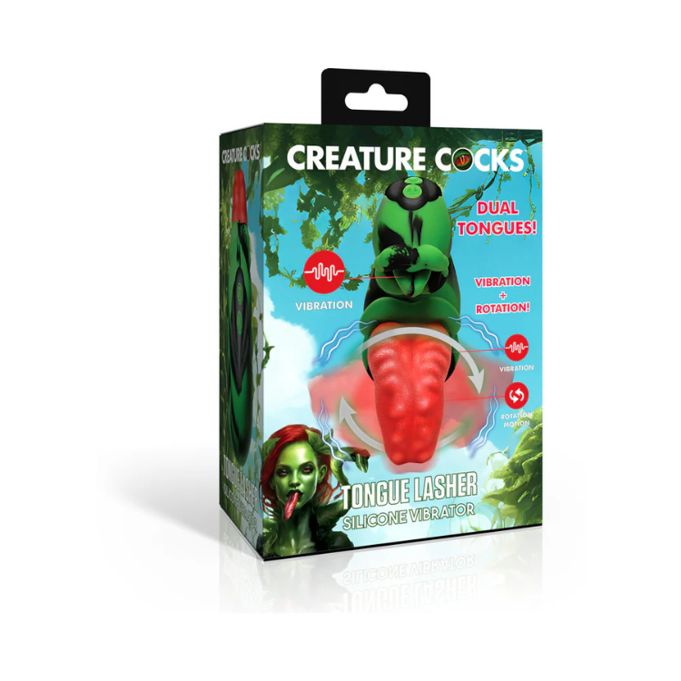 Creature Cocks Tongue Lasher Silicone Vibrator - House of Vices 