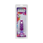Crystal Jellies purple 5 inch beaded wellness toy in retail packaging at House of Vices