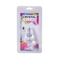 Doc Johnson Crystal Jellies Novice Pop Plug, 4 inches, in clear plastic packaging