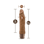 Dr-Skin-Silver-Collection-Cock-Vibe-10-Vibrating-Dildo-8.5in-Caramel-4 - House of Vices 