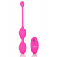 CalExotics Pink silicone dual motor Kegel balls and remote control for pelvic floor exercise