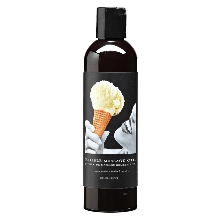 Earthly_Body_Hemp_Seed_Edible_Massage_Oil_French_Vanilla_8_oz. - House of Vices 