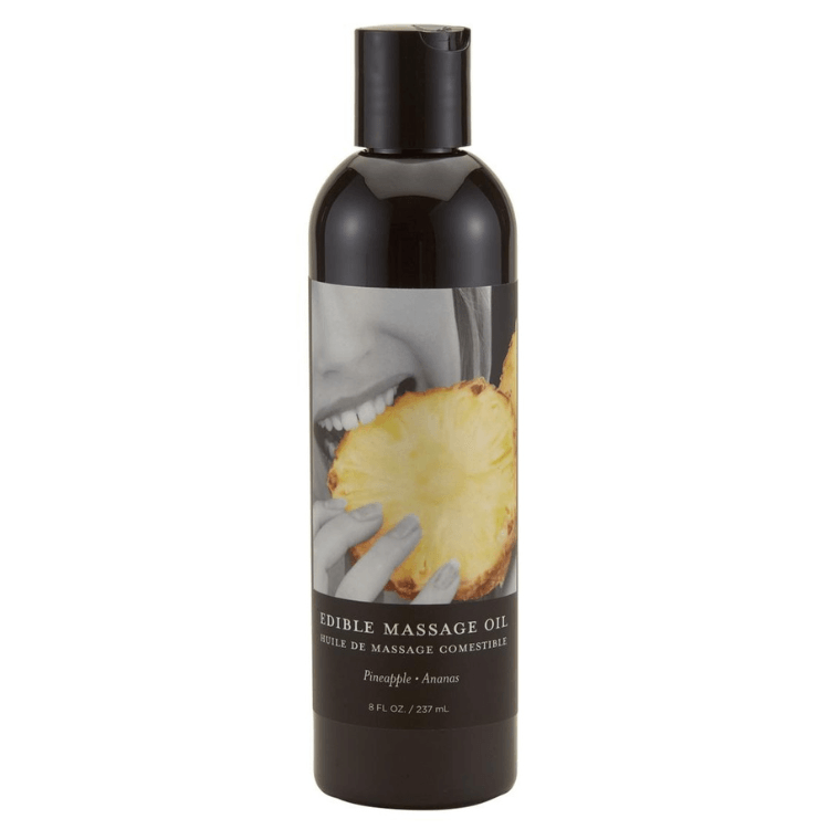 Earthly_Body_Hemp_Seed_Edible_Massage_Oil_Pineapple_8_oz - House of Vices 