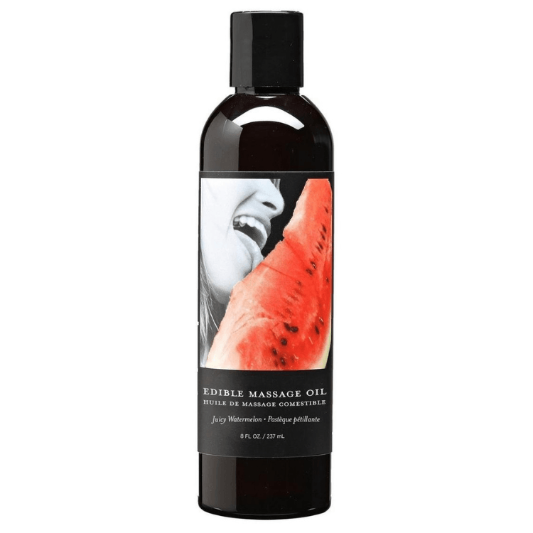 Earthly_Body_Hemp_Seed_Edible_Massage_Oil_watermelon_8_oz - House of Vices 